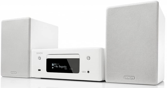 Denon CEOL N10 stereopaketti, valkoinen