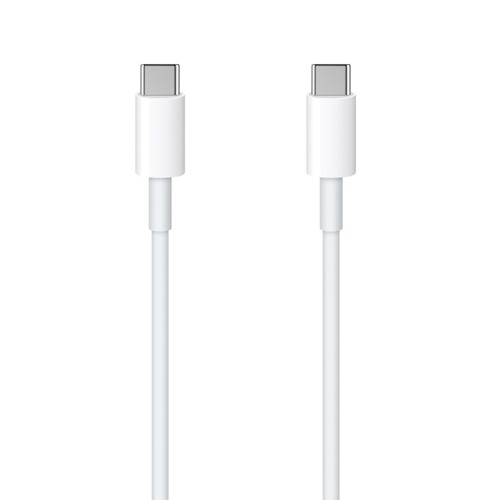 Setty USB-C USB-C-kaapeli 1m 3A - Valkoinen