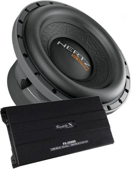 Hertz M12 Unlimited + Focus FX-2500D hermeettinen paketti