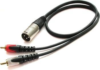 Anti-Mode RCA-XLR -adapteri