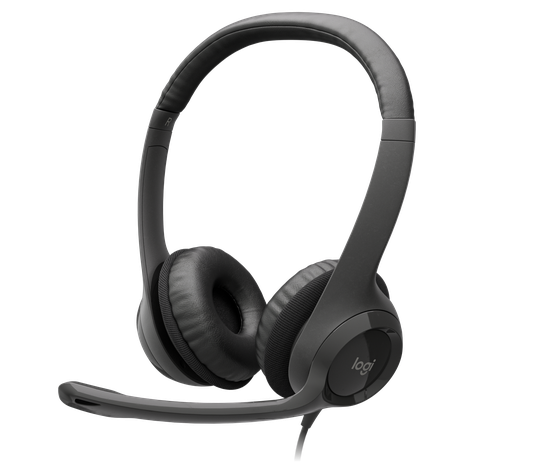 Logitech - H390 USB Headset black