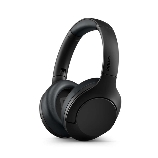 Philips Audio - TAH8506BK ANC Over Ear Bluetooth Headphones - Black