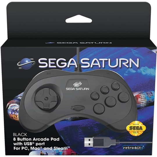 Retro-Bit SEGA Saturn USB Control Pad