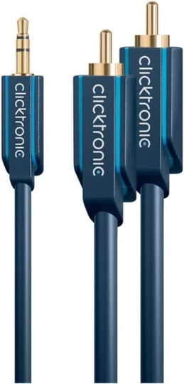 Clicktronic 3.5mm-2xRCA kaapeli