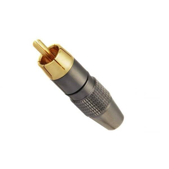 Kacsa RP-94GT-6, juotettava RCA-liitin, pari