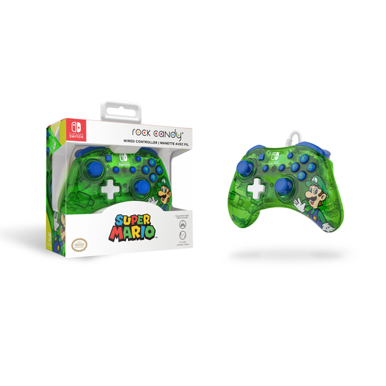 Rock Candy Wired Controller - Luigi