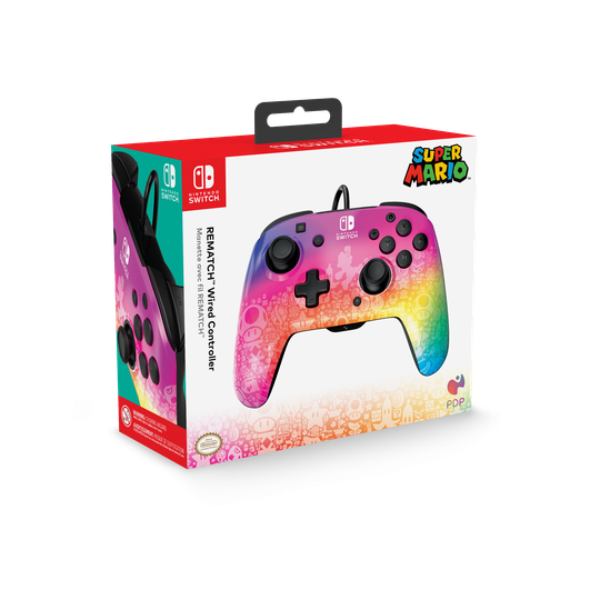PDP Rematch Wired controller - Star Spectrum