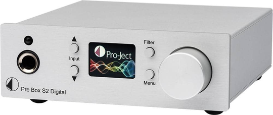 Pro-Ject Pre Box S2 Digital etuvahvistin, hopea