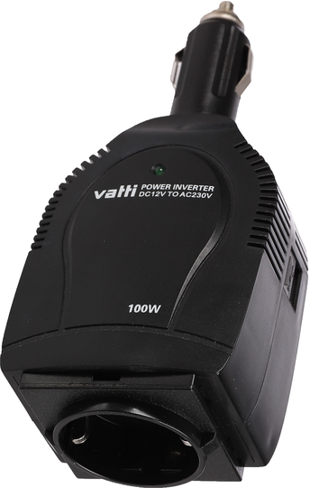 Invertteri tupakansytyttimeen 100 W (12 V), Vatti