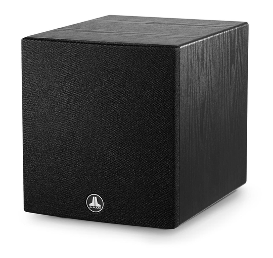 JL Audio d110 10" aktiivisubwoofer, pianomusta