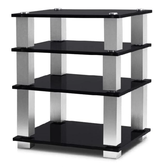 NorStone Square Hifi laitetaso Alumiini-musta