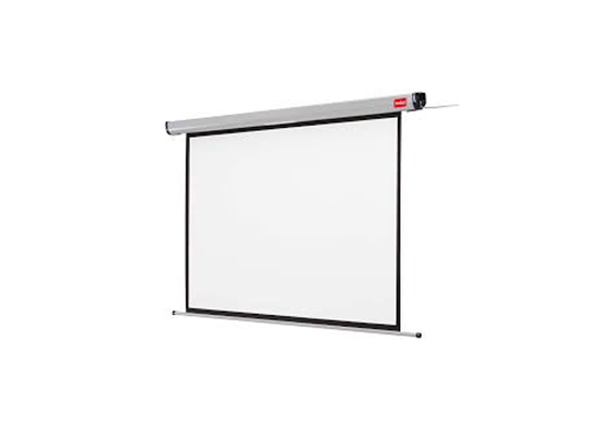 Valkokangas moottoroitu Nobo 240x180 cm