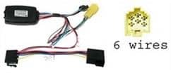 Renault/Opel/Nissan Kangoo/Trafic/Clio/Master/Primastar/Vivaro/Movano rattikaukosäädin adapteri