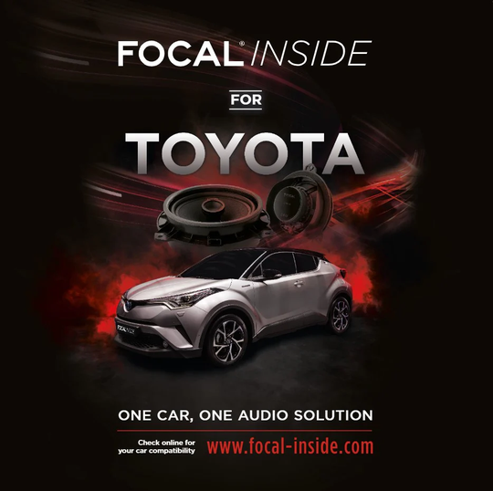 Focal Inside Toyota 6.2 audiopaketti