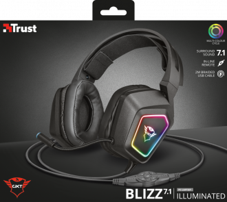 TRUST GXT450 BLIZZ 7.1 RGB HEADSET